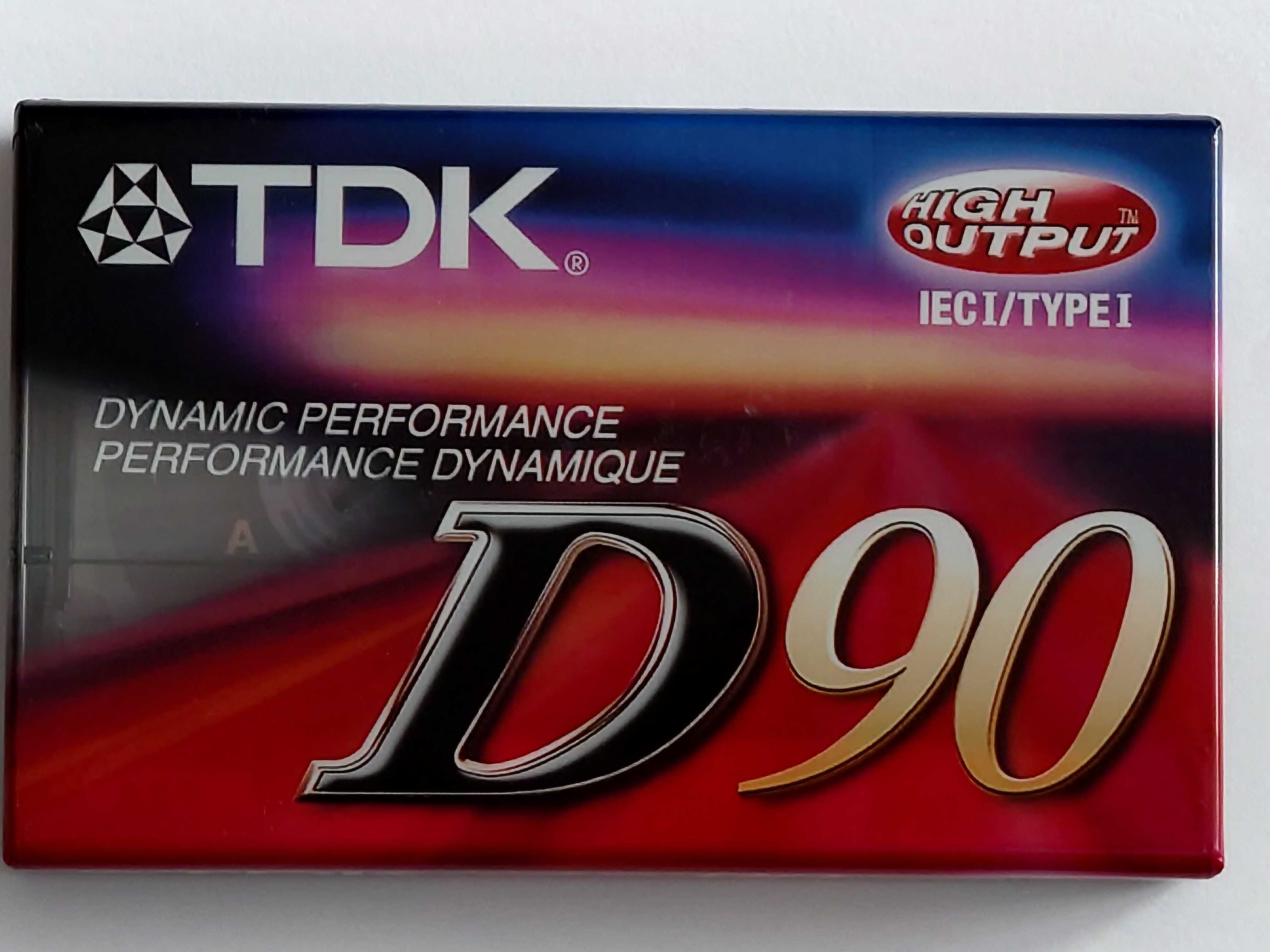 TDK D90 model na rok 2001 na rynek Amerykański