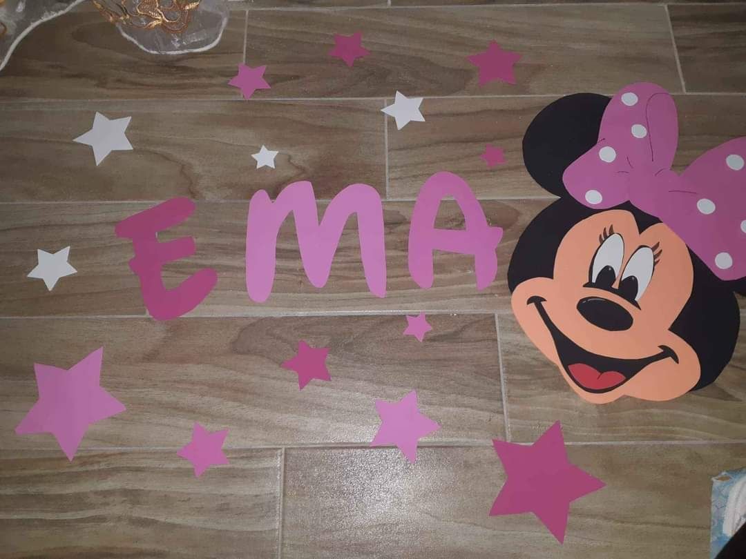 Nome  Minnie e estrelas