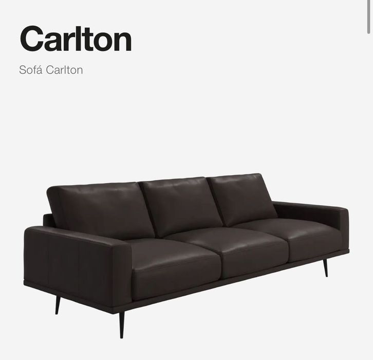 Sofá 4 Lugares Couro BoConcept