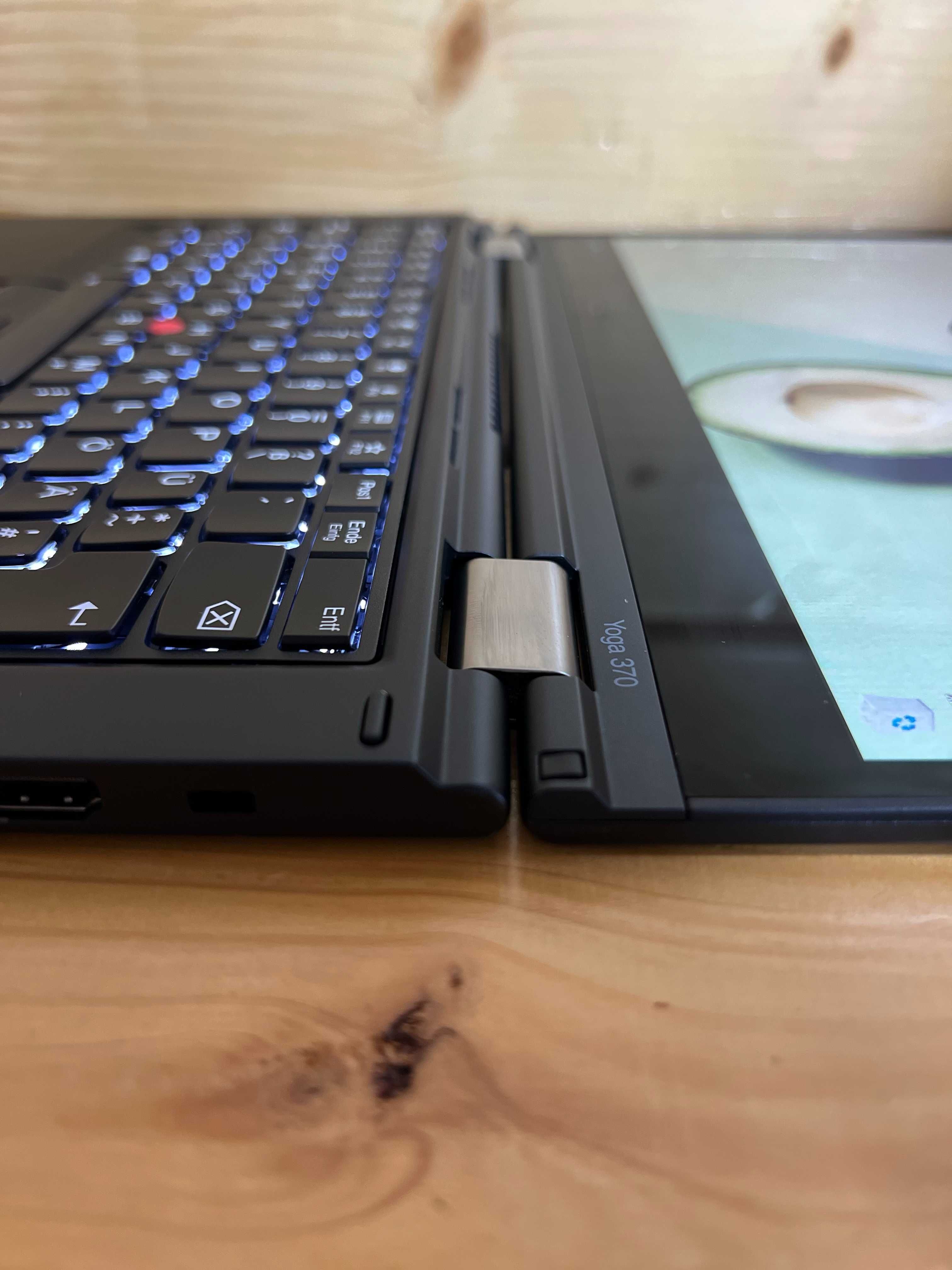 Сенсорний ноутбук Lenovo ThinkPad Yoga 370/i5-7300U/8DDR4+SSD512/ТОП