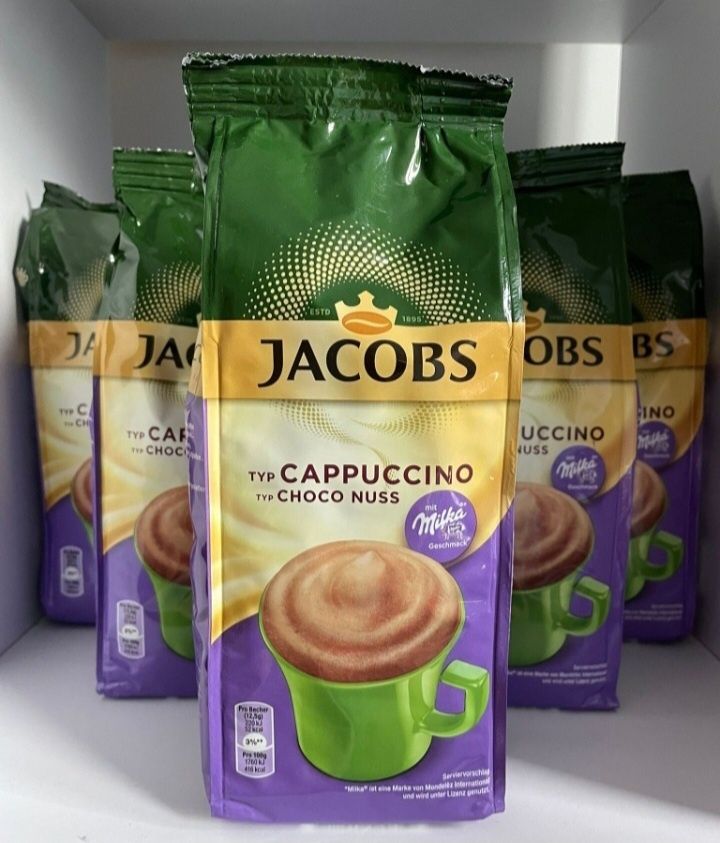 Jacobs Milka Cappuccino orzechowa z Niemiec 5 sztuk