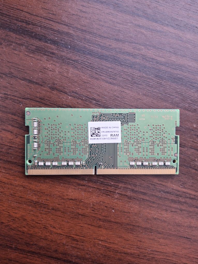 Оперативна пам'ять Samsung 8GB DDR4 3200 MHz для ноутбука