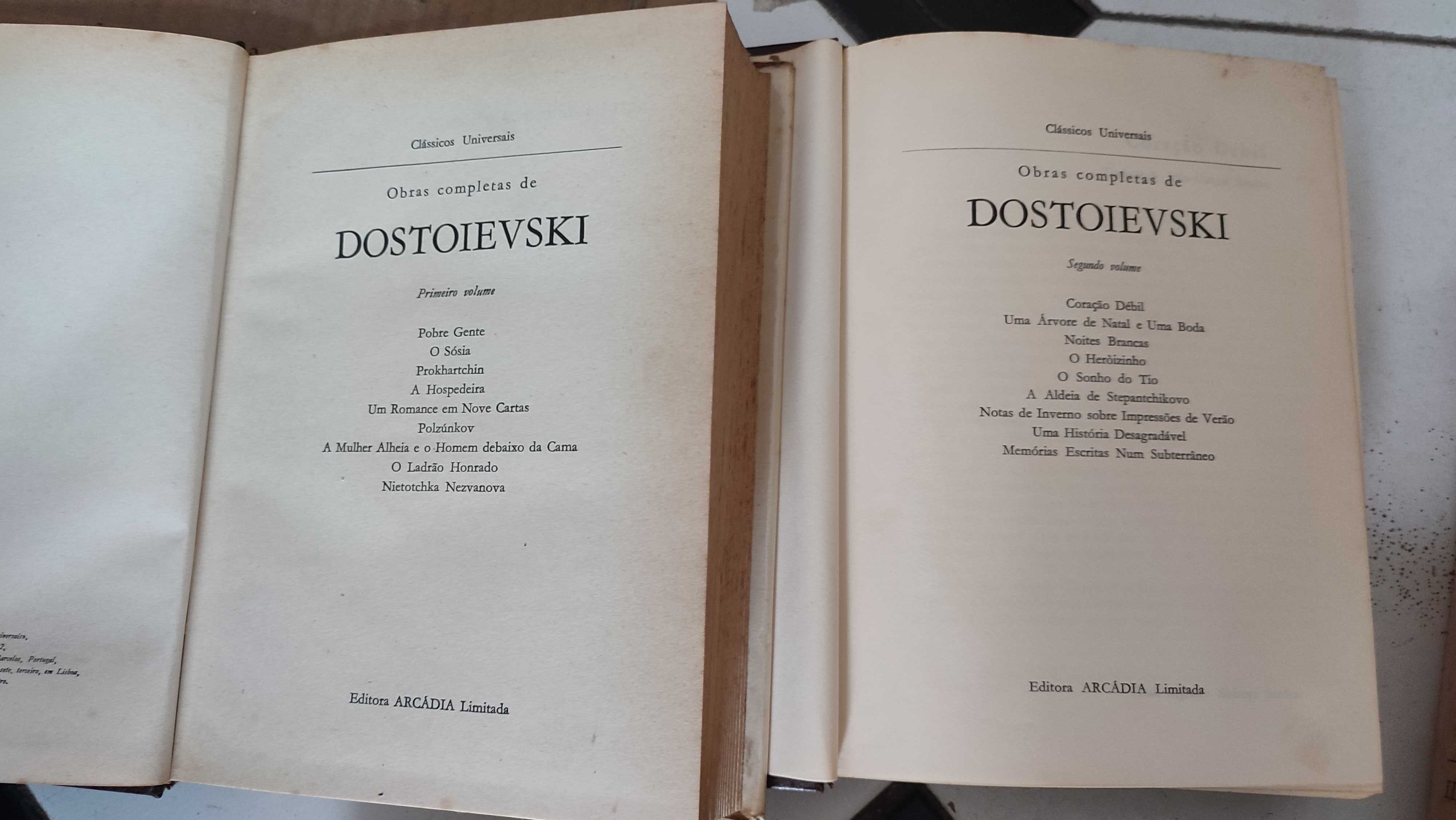 Obras Completas de Dostoievski - 10 Volumes - Editora Arcádia