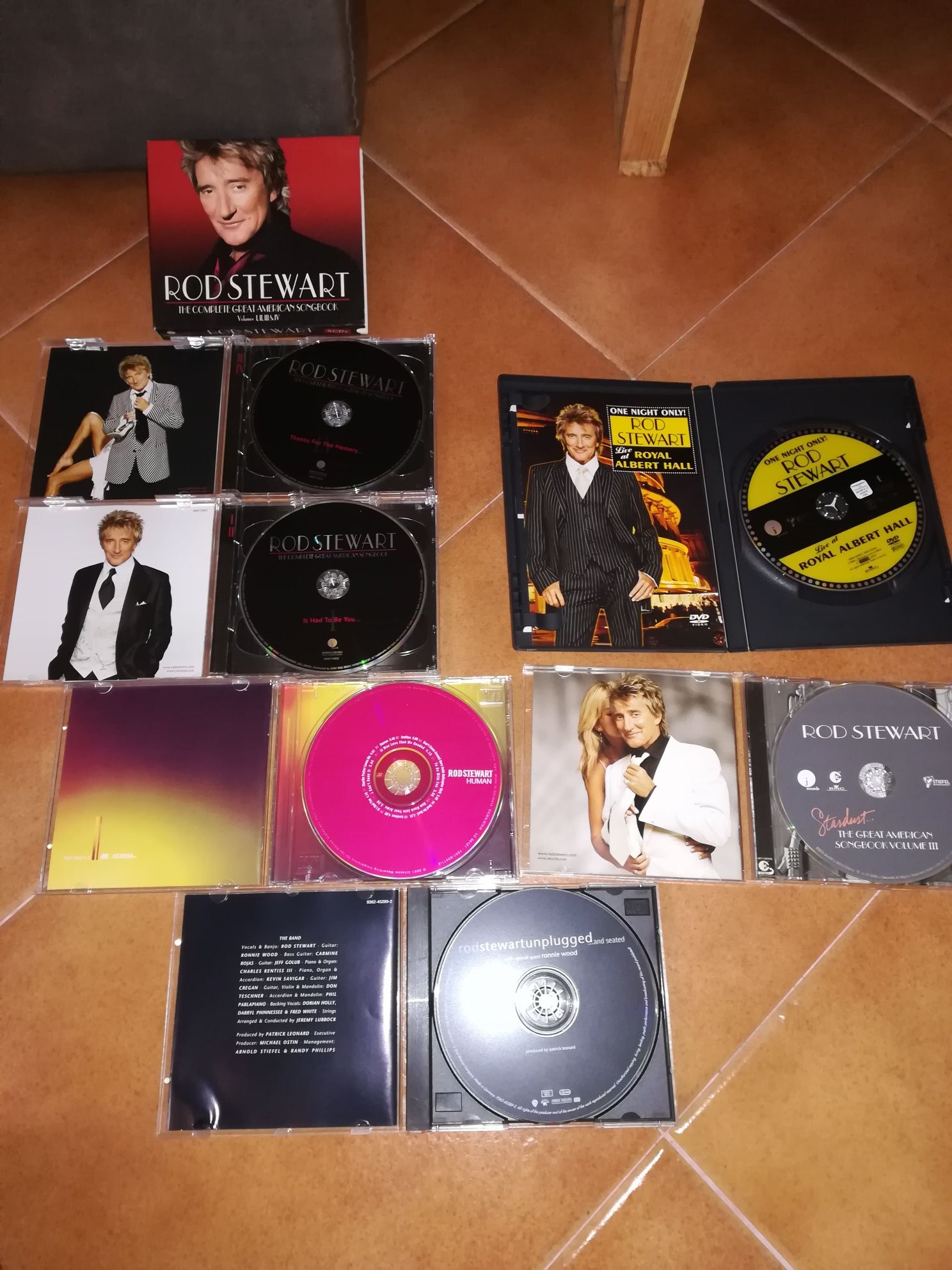 Cd's e DVD de Rod Stewart