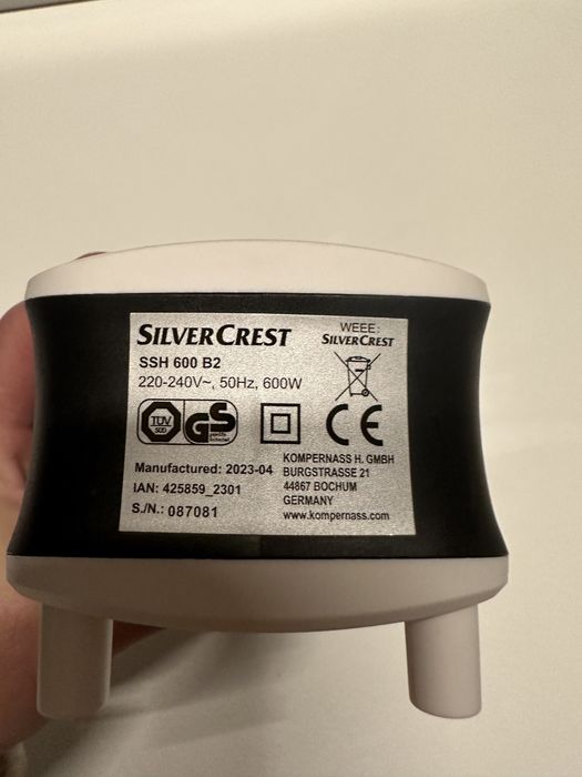 Тепловентилятор для розетки Silver Crest