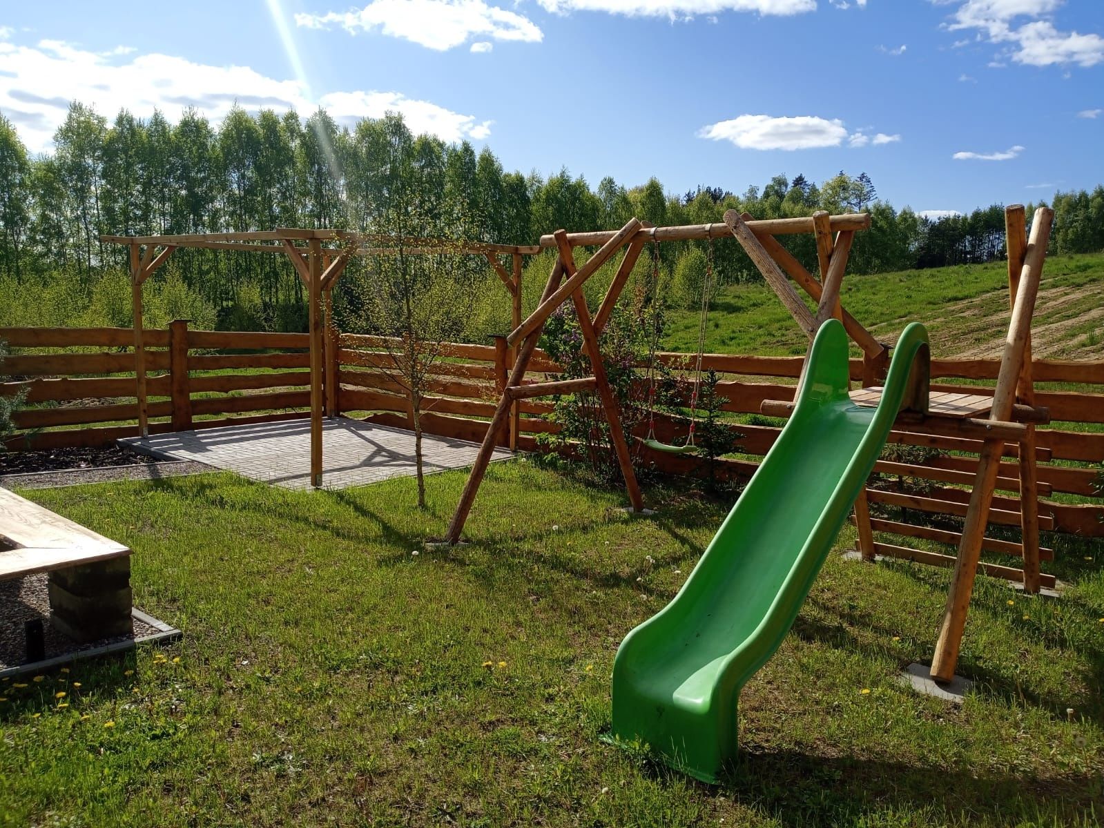 Kaszuby , Domek drewniany całoroczny letniskowy