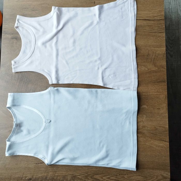 Podkoszulki koszulki 128 134 jasne zestaw paka