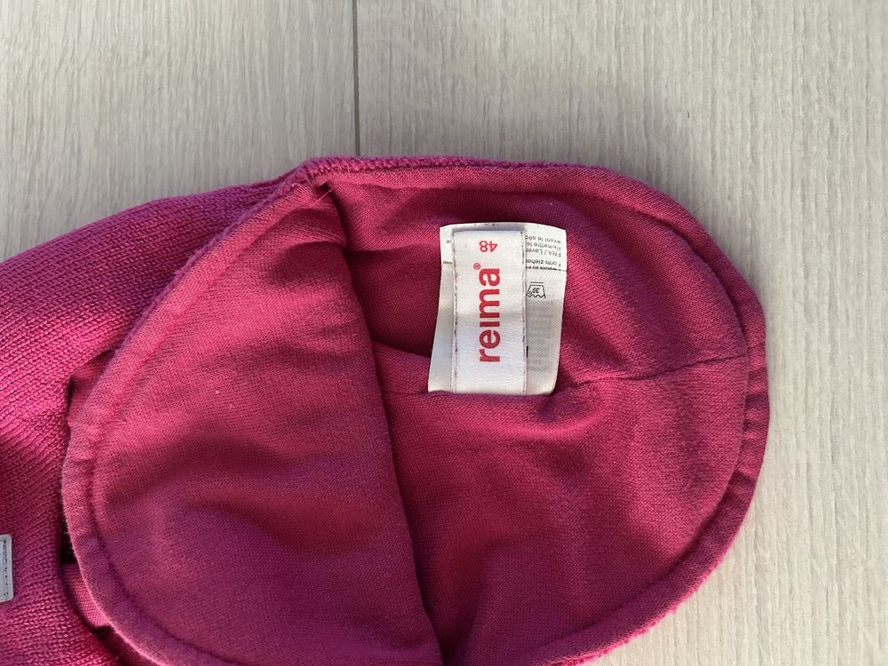 Różowa wełniana kominiarka Reima rozmiar 48 stan bardz dobry