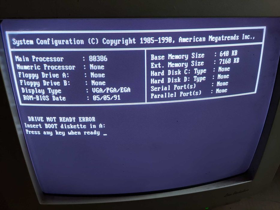 2 Boards com processador 386 a trabalhar