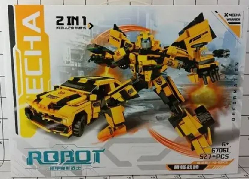 Конструктор "Трансформери Робот Бамблбі Оптімус Transformers" 527 дет