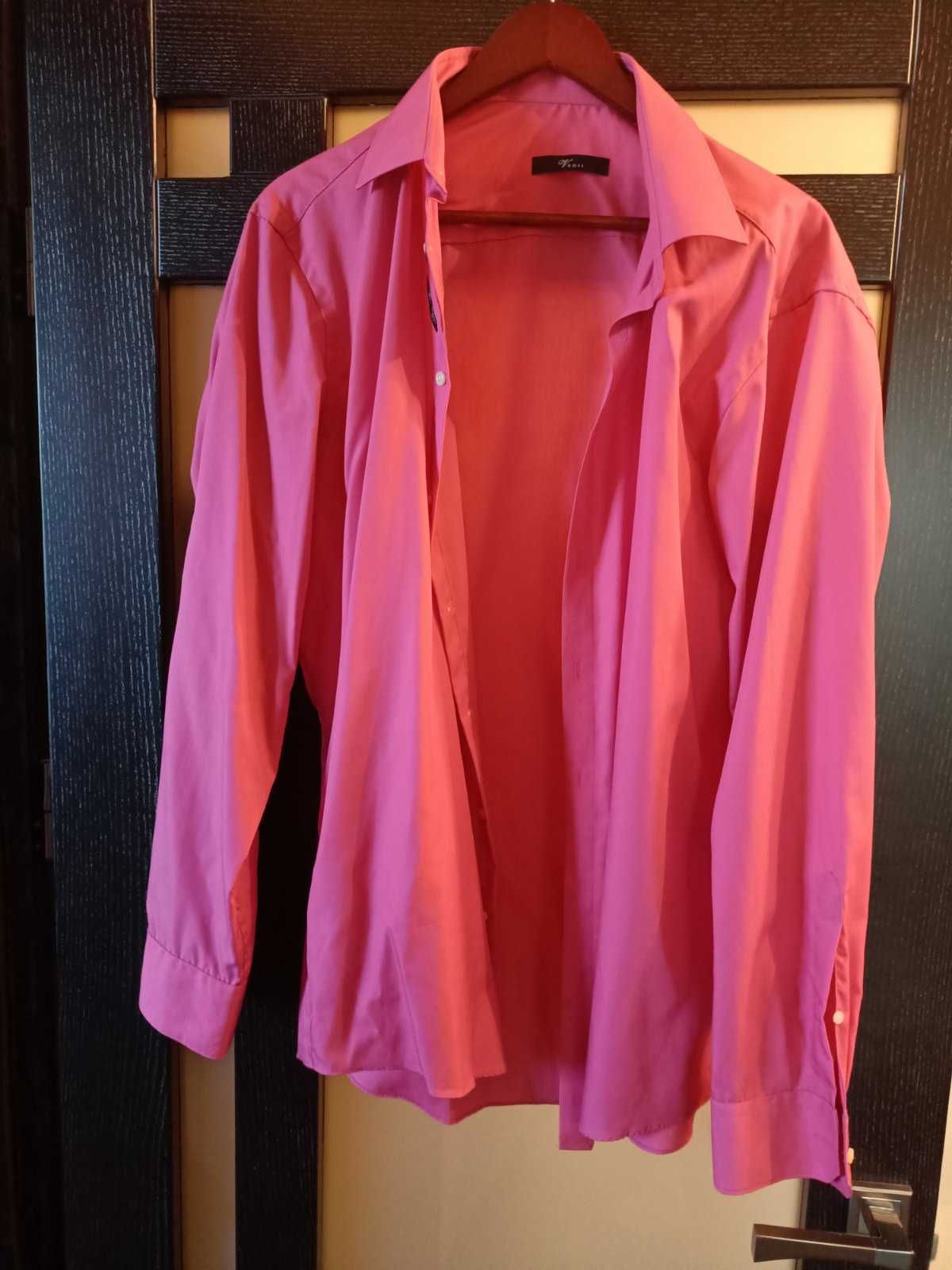 Новая мужская стильная рубашка Venti, розового цвета размер XL