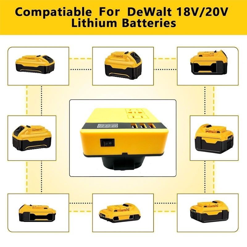 Інвертор, перетворювач, инвертор, преобразователь 220В DeWalt 120W