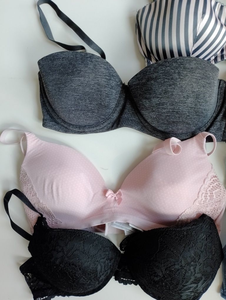 Zestaw biustonosz stanik 7 sztuk AERIE h&M