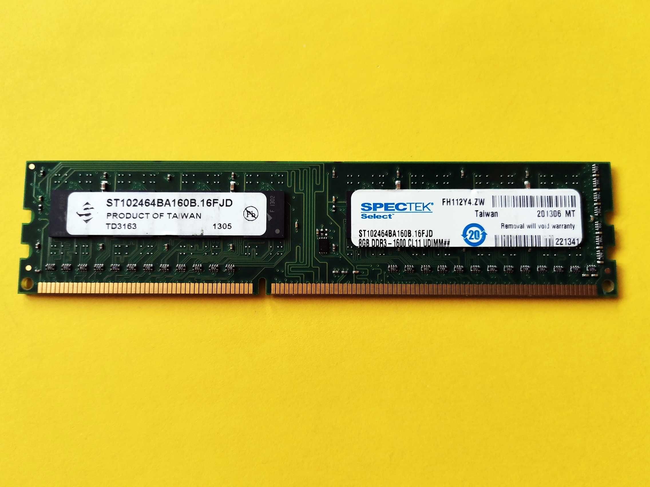 DDR3 8GB SpecTek CruciaL 12800 -Komputer
