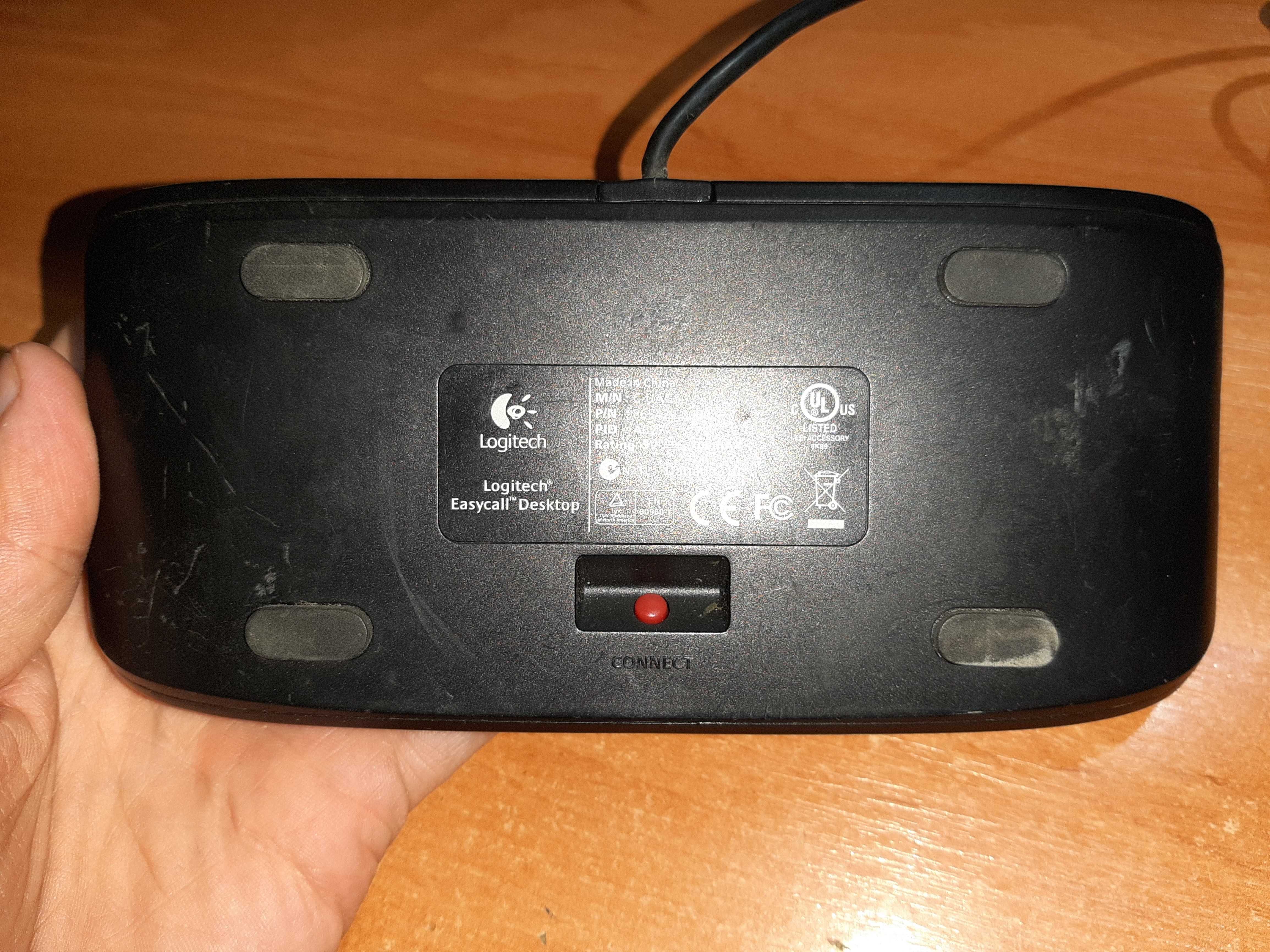 Logitech Easycall C-UAG50 Desktop Speaker Phone Voip Conference Call