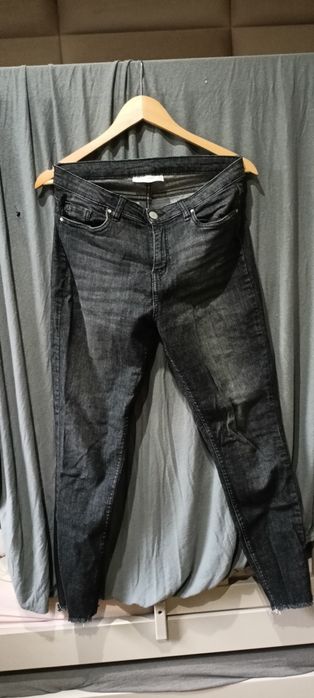 Jeansy damskie wysoki stan rozmiar 38