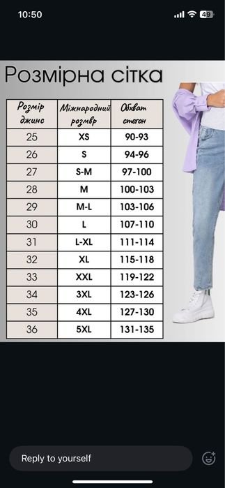 Штани джинси для вагітних dizhimama 32 розмір