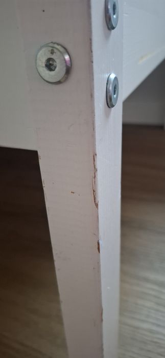 Łóżko dziecięce białe