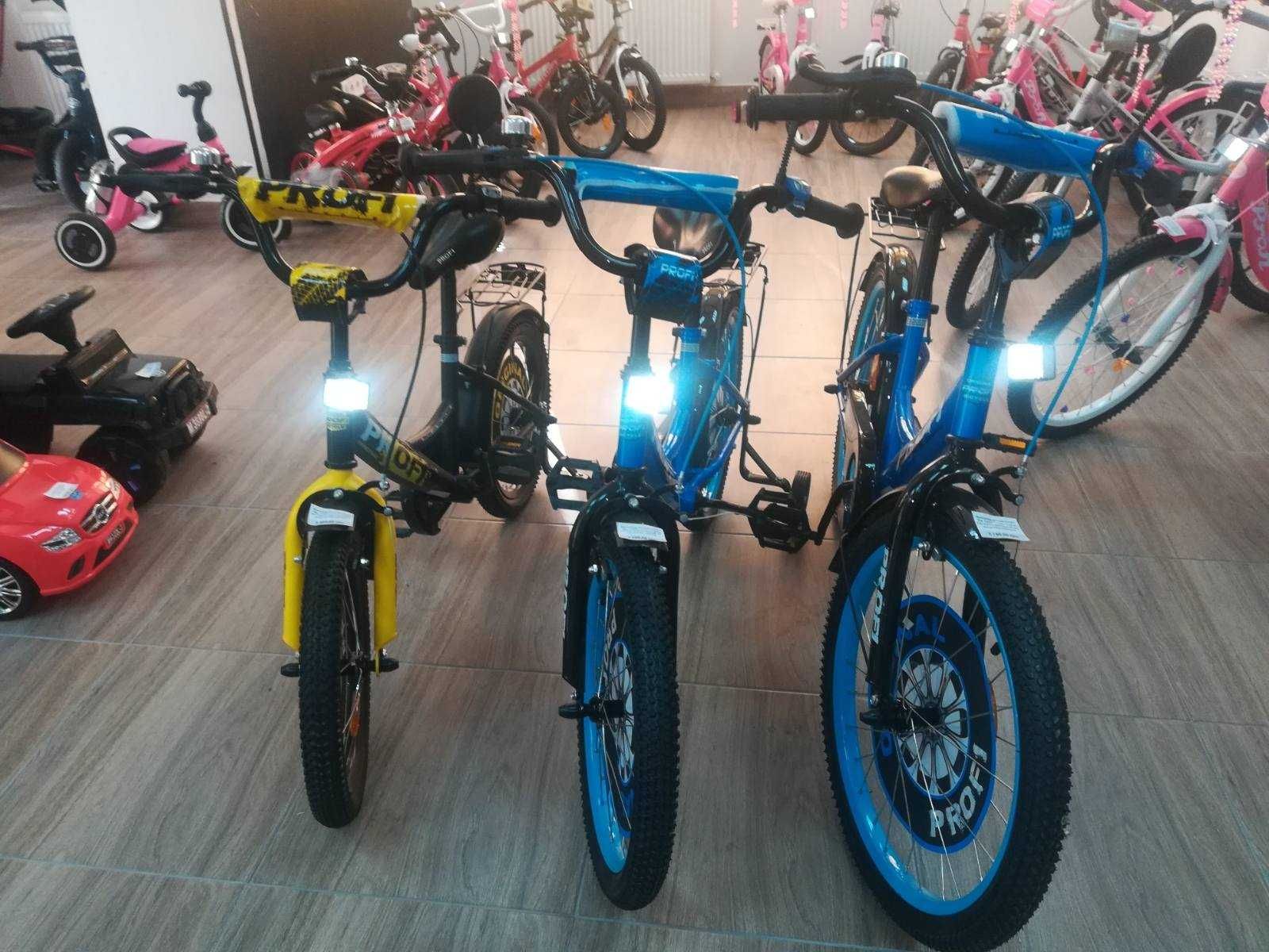 Велосипед дитячий двоколісний PROFI Y1844-1 , 18 дюймів, синьо-чорний