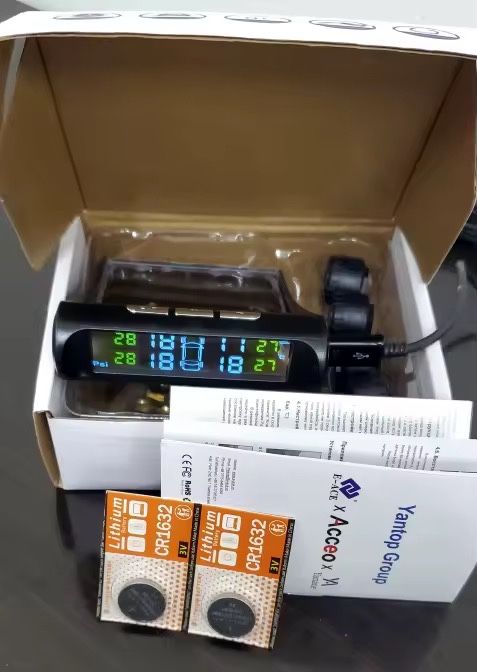 Система TPMS контроля давления температуры шин с внешними датчиками
