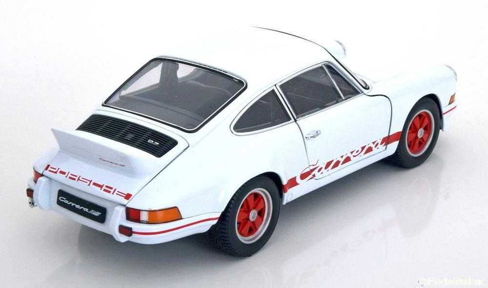 Model 1:18 Welly Porsche 911 Carrera RS 2.7 1973 white/red