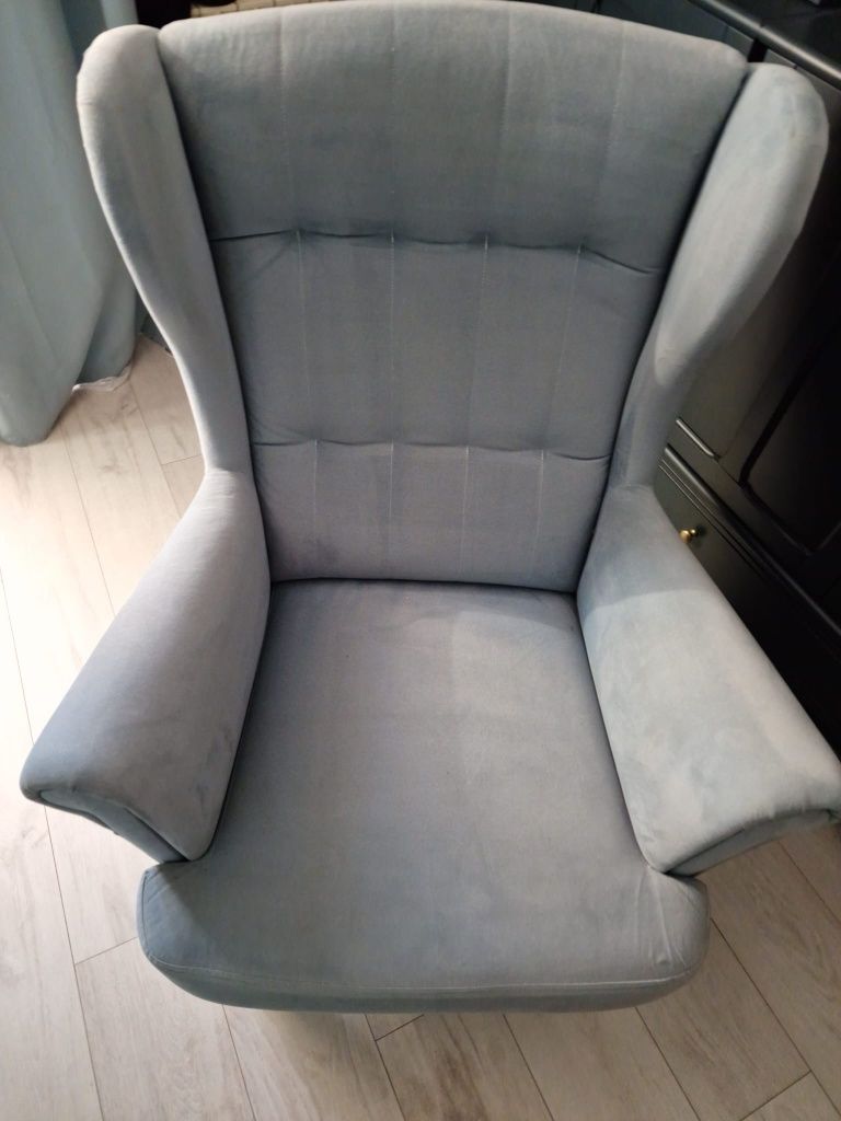 Komplet wypoczynkowy (sofa fotel pufa) w stylu uszak