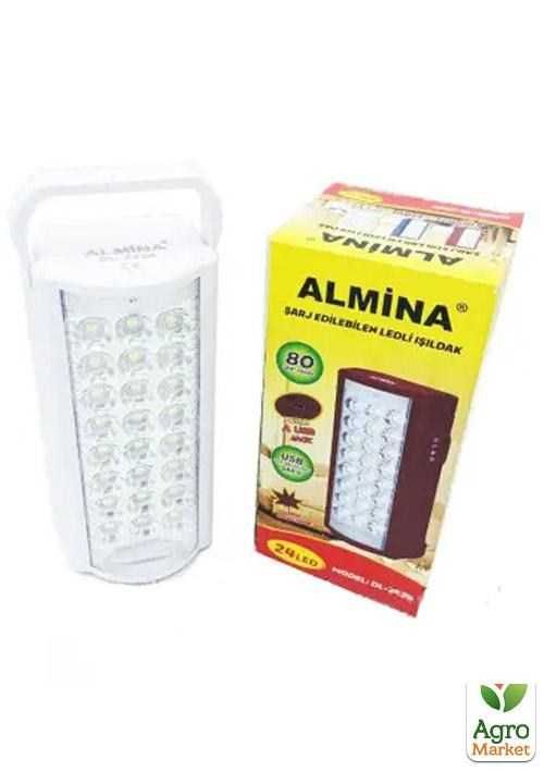ОПТ! Лампа-фонарь 24 LED+ повербанк Almina DL-2606, 6v, PowerBank