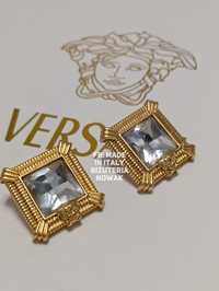 Kolczyki z głową meduzy Versace cristal