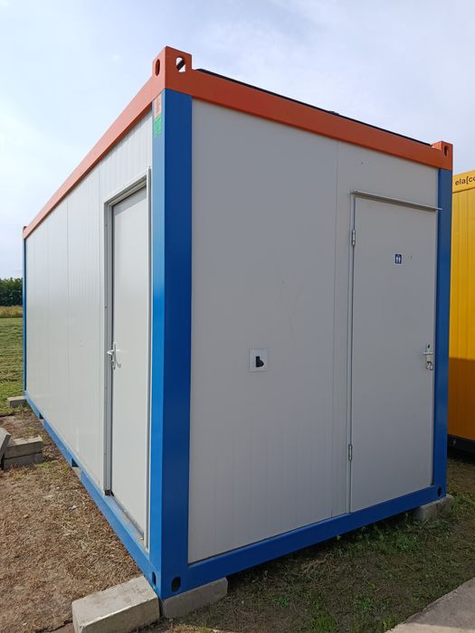 Kontener kuchnia + WC damskie+ WC męskie socjalny biurowy transport
