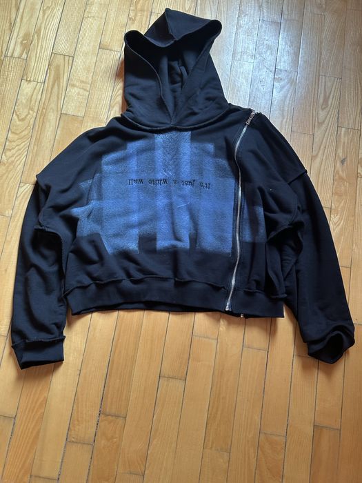 oversize cropp hoodie parallel M