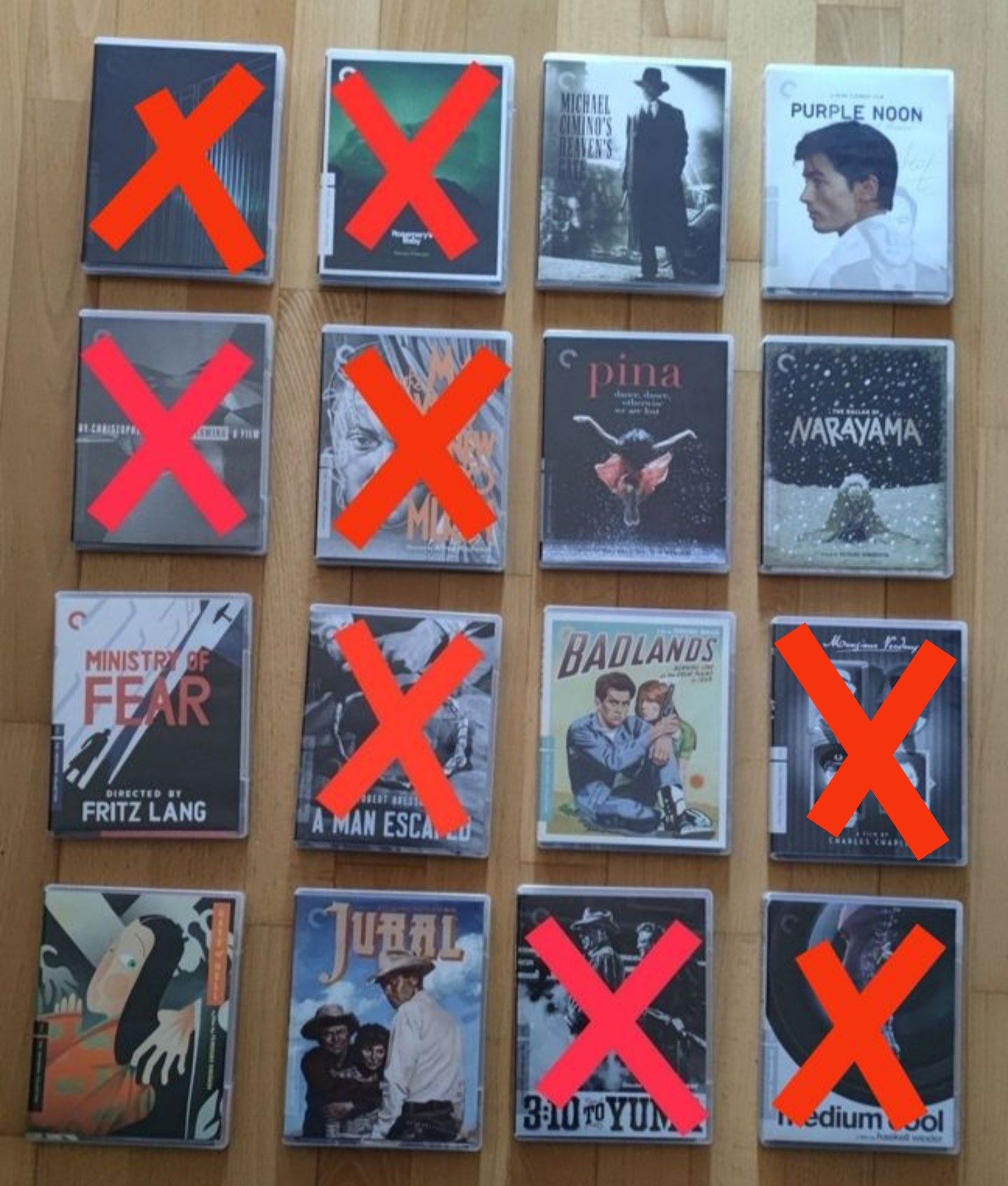Criterion Collection - 67 filmes - Blu-rays (2/3)