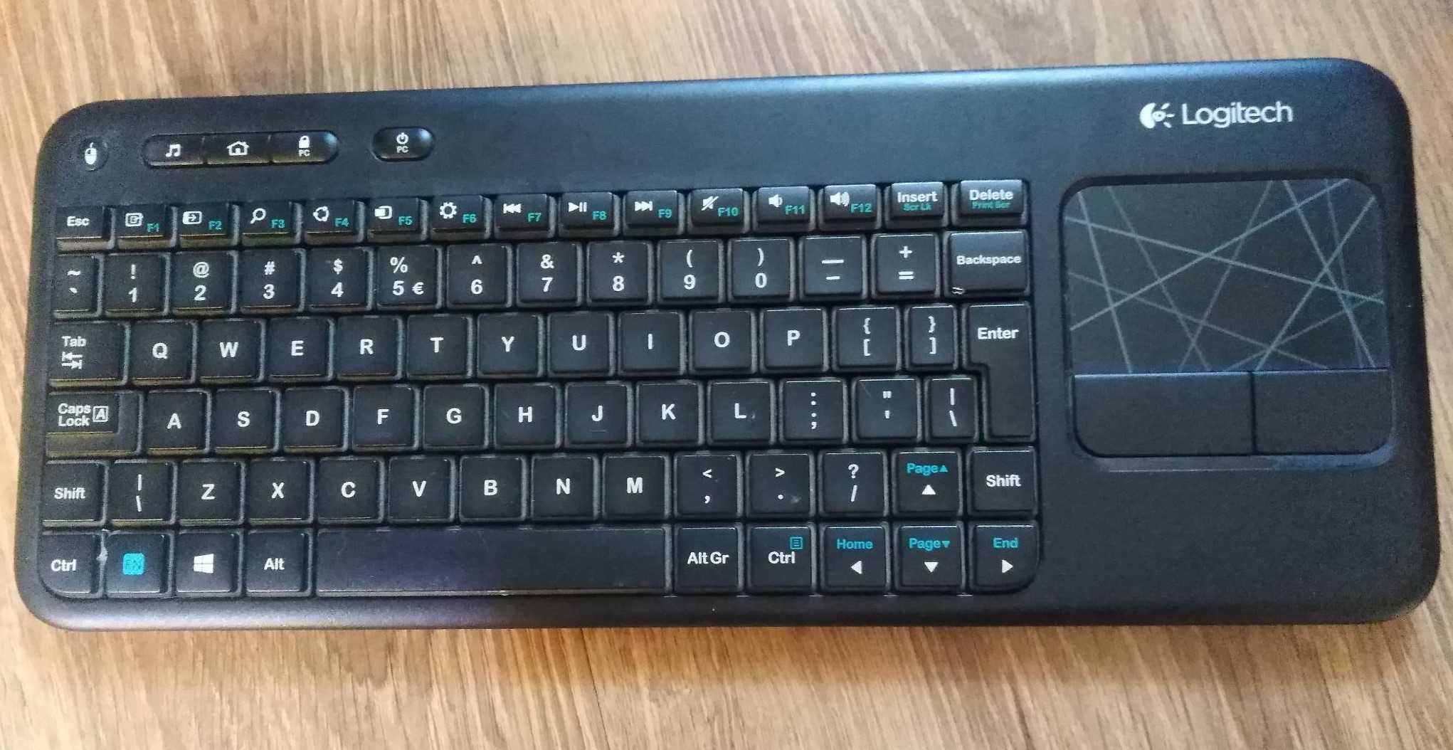 Logitech Klawiatura bezprzewodowa Wireless Touch Keyboard K400