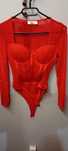 Nowe body czerwone roz m/l