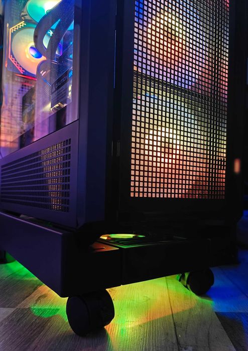 Охлаждающая подставка для ПК/Системного Блока  (с 2Х RGB кулерами)