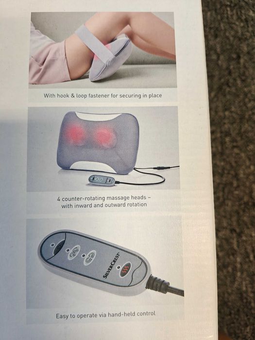 Poduszka masująca do masażu pleców ciała karku