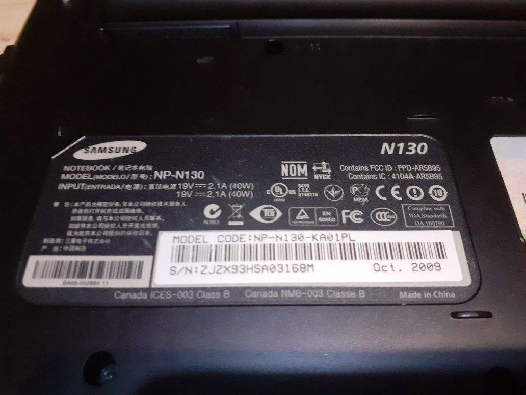 Mini laptop Samsung N130