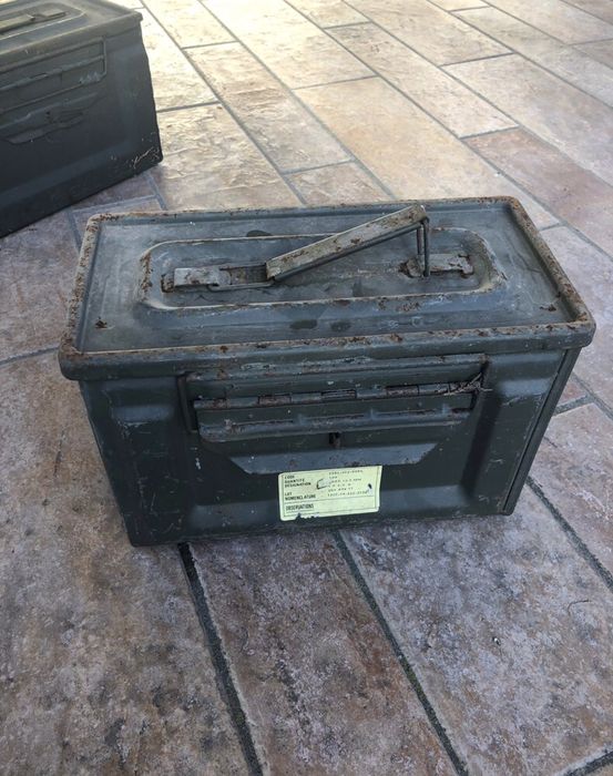 Lote de Caixa de munição do Exército dos EUA 40 mm