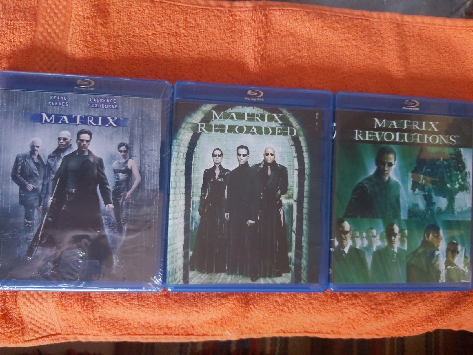 TROCA - Bluray - Trilogia Matrix Em Estado Excelente