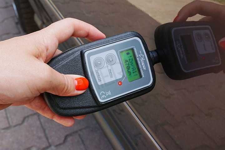 Dokładny MIERNIK grubości LAKIERU tester czujnik POLSKI
