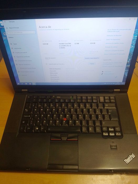 Portatil Lenovo Thinkpad T520