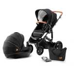 Kinderkraft Prime 2w1 Czarny wózek Spacerowy +gondola