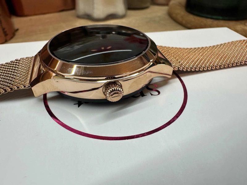 Smartwatch zegarek damski wodoodporny - polska aplikacja sport rozmowy