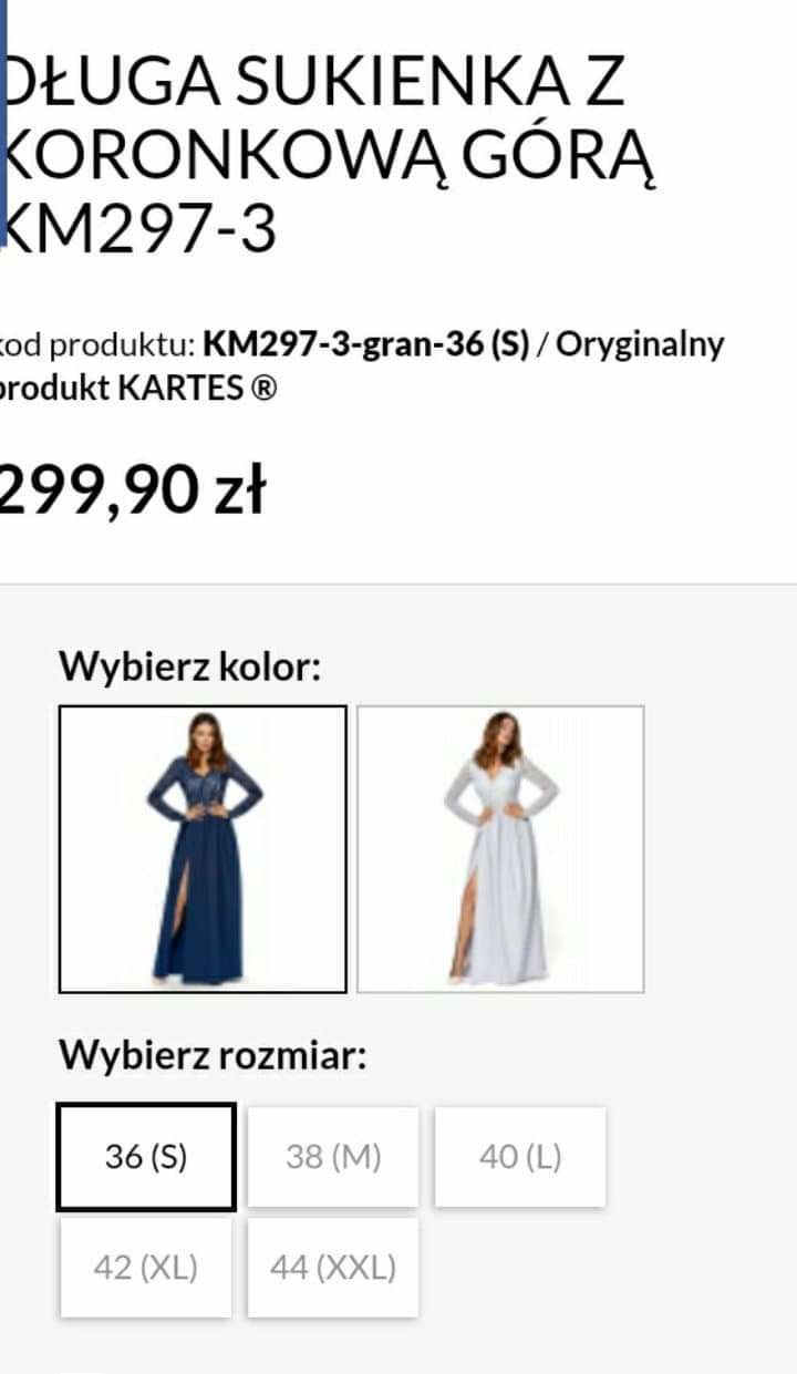 Długa sukienka, suknia na wesele, bal, studniówkę, komunię i chrzest