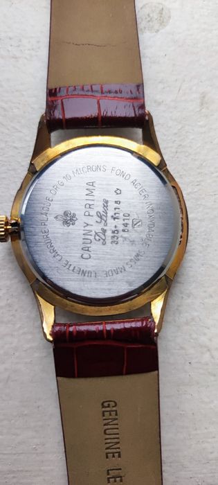 Relógio Clássico CAUNY Calendário 21 Rubis