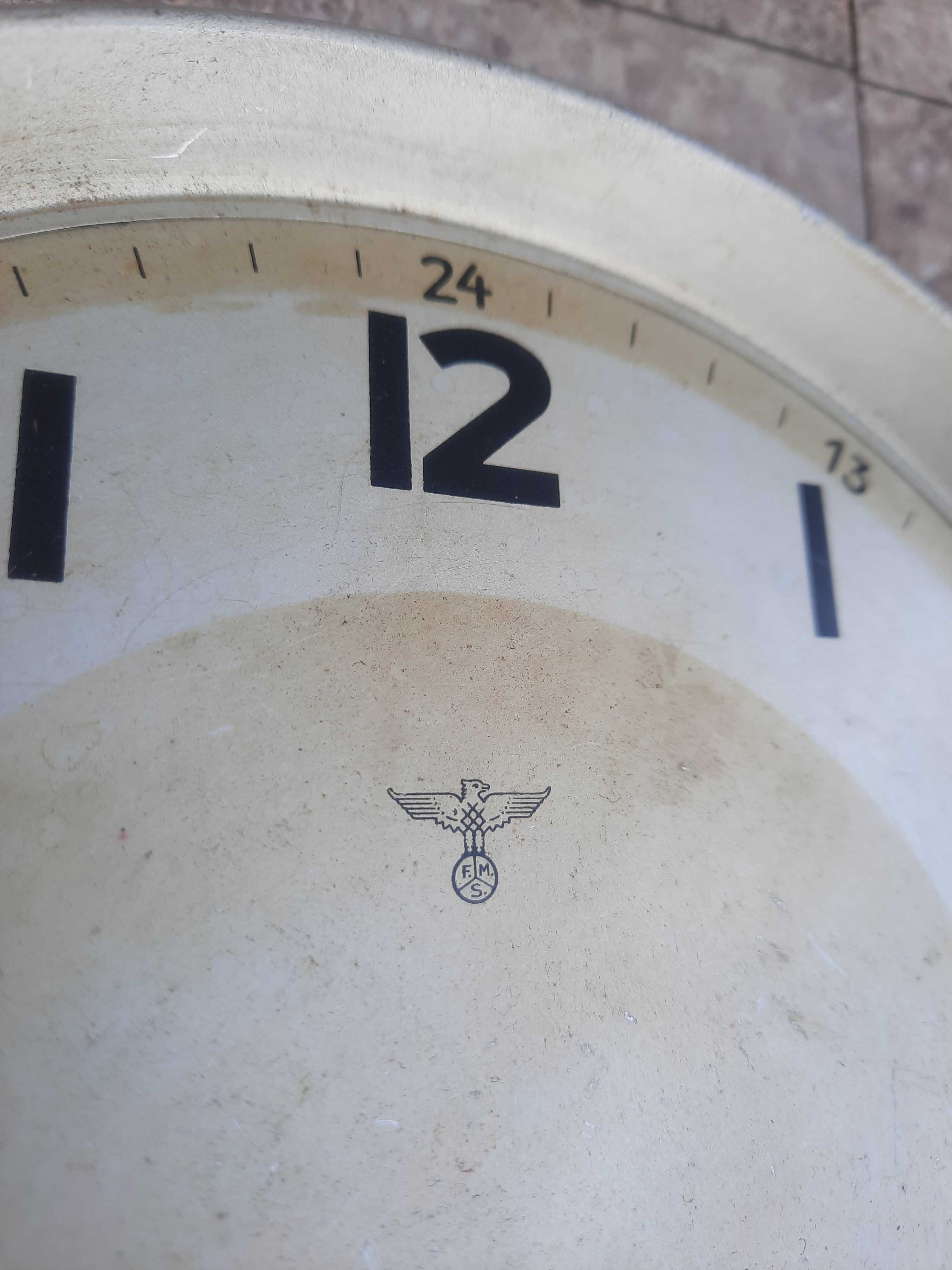32 Tarcza starego zegara ściennego FMS 18,5cm 56/32mm