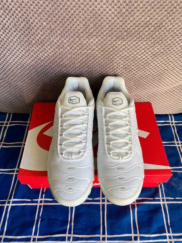 Nike Air Tn_Plus white Męskie moda Oddychający Nowe buty unisex.40