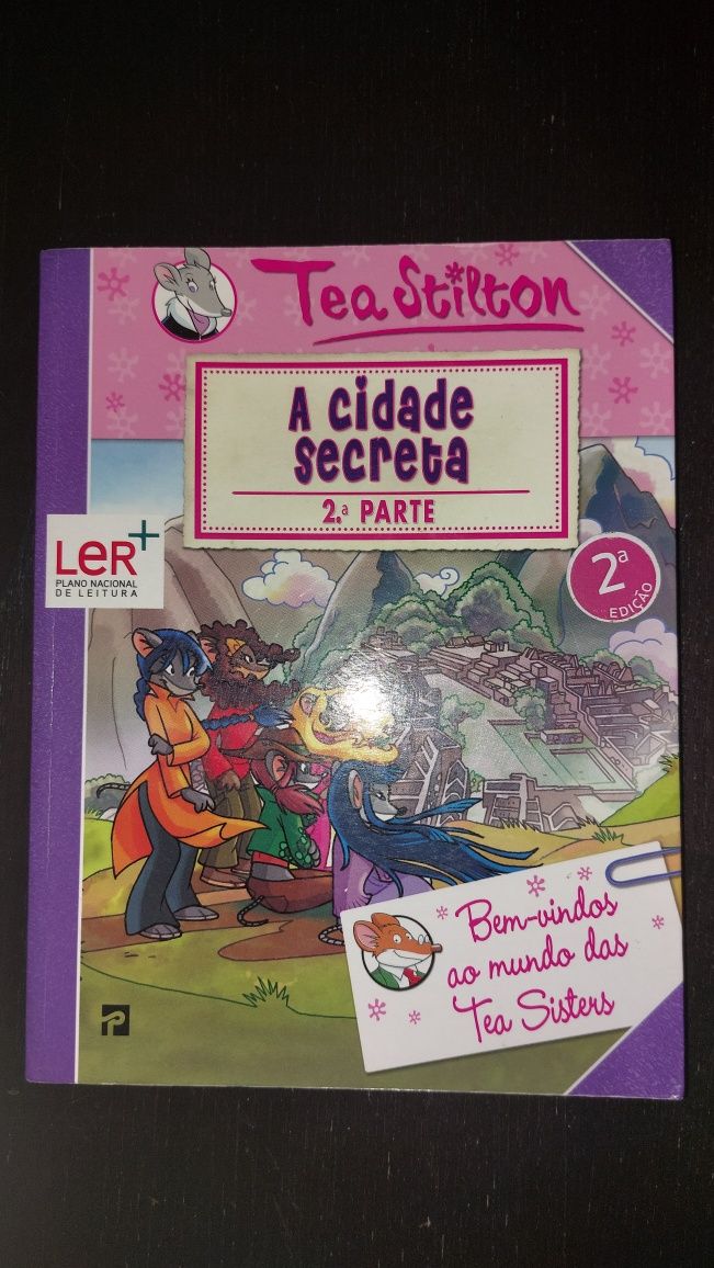 Livros Geronimo Stilton e Tea Stilton