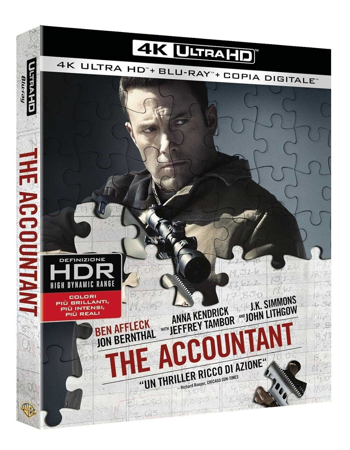 KSIĘGOWY The Accountant [4K UHD + BLU-RAY] Lektor PL Napisy PL