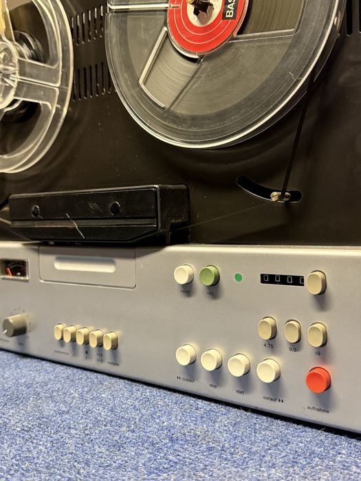 Magnetofon szpulowy Braun TG1000 proj. Dieter Rams 3-silnikowy