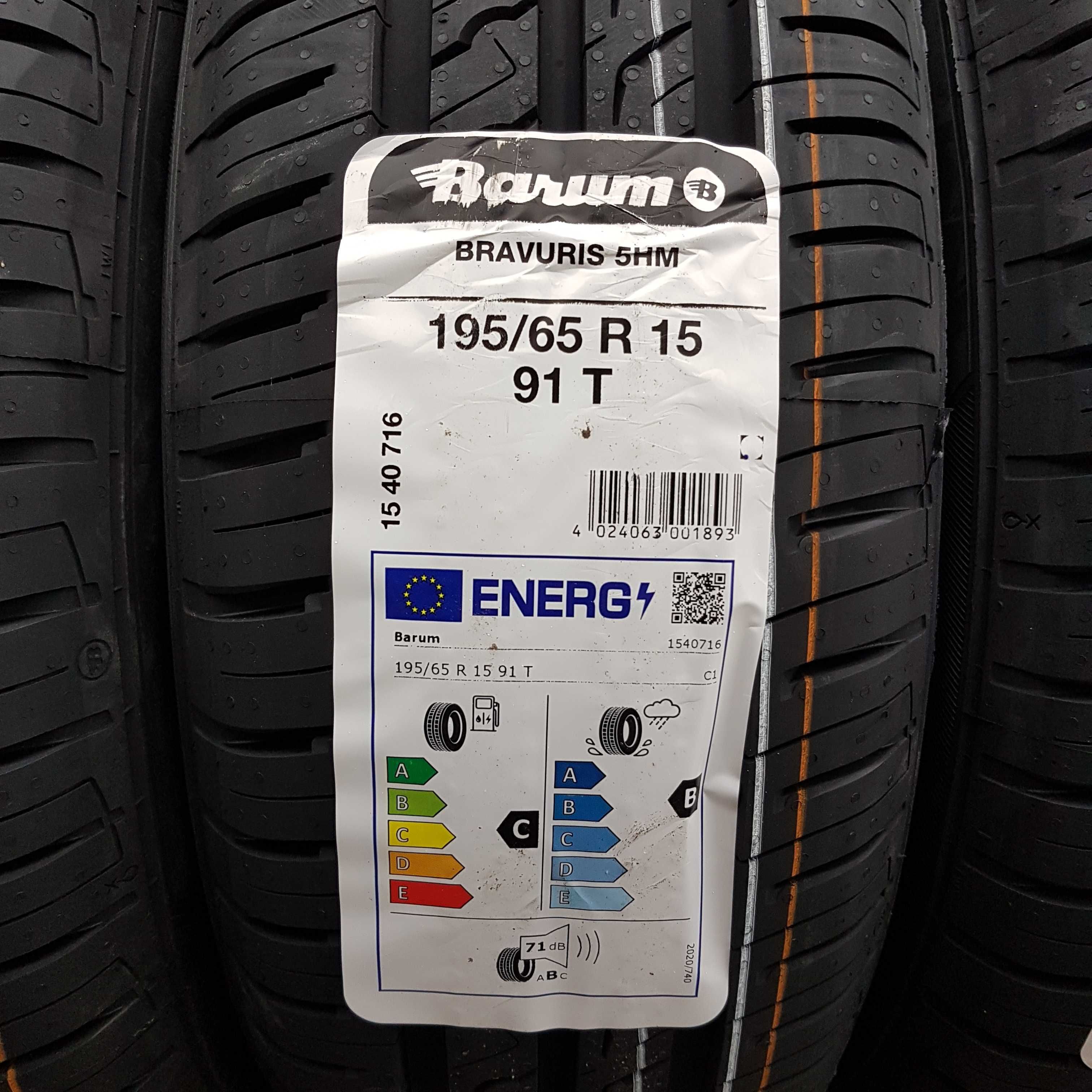 Barum Bravuris 5HM 195/65R15 91T NOWE 2023r Lato